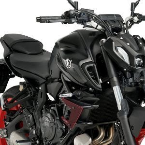 Naken side downforce spoiler sett egnet for Yamaha MT-07 13-22 rød Puig 20621R