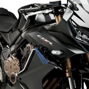 Sportsside downforce spoilersett som passer for Honda CBR650R 19-22 blå Puig 21333A