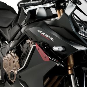 Sportsside downforce spoilersett som passer for Honda CBR650R 19-22 rød Puig 21333R