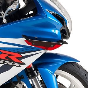 Vinge egnet for Suzuki GSX-R 750 / 600 11-16 rød Puig Downforce Sport Spoiler 3163R