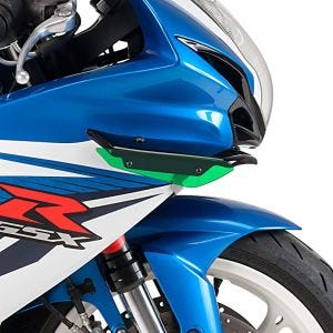 Vinge egnet for Suzuki GSX-R 750 / 600 11-16 grønn Puig Downforce Sport Spoiler 3163V