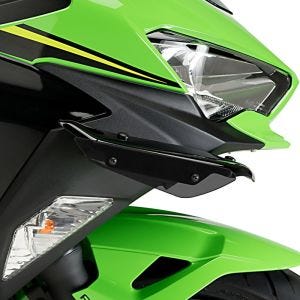 Vinge egnet for Kawasaki NINJA 400 18-20 svart Puig Downforce Sport Spoiler 3172N