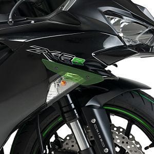 Vinge egnet for Kawasaki ZX-6R 19-20 grønn Puig Downforce Sport Spoiler 3176V