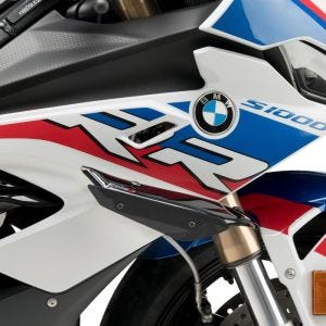 Vinge egnet for BMW S 1000 RR 19-22 svart Puig Downforce Sport Spoiler 3636N