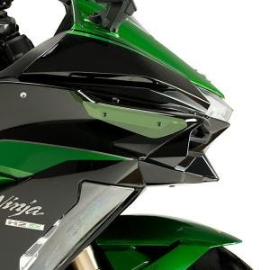 Vinge egnet for Kawasaki Ninja H2 SX 18-24 grønn Puig Downforce Sport Spoiler 3658V