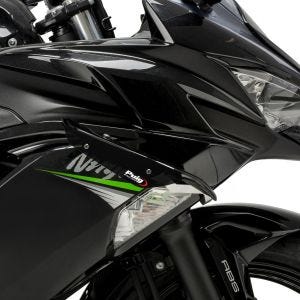 Vinge egnet for Kawasaki NINJA 650 20-24 svart Puig Downforce Sport Spoiler 3882N