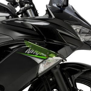 Vinge egnet for Kawasaki NINJA 650 20-24 grønn Puig Downforce Sport Spoiler 3882V