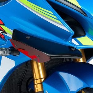 Vinge egnet for Suzuki GSX-R1000 / R 17-20 rød Puig Downforce Sport Spoiler 9738R