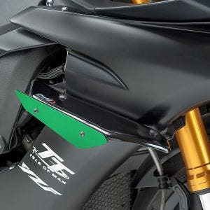 Vinge egnet for Yamaha YZF-R1 15-19 grønn Puig Downforce Sport Spoiler 9766V