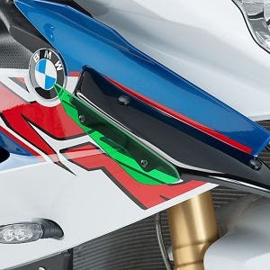 Vinge egnet for BMW S 1000 RR 15-18 grønn Puig Downforce Sport Spoiler 9767V