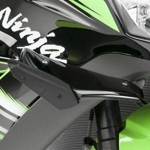 Vinge egnet for Kawasaki ZX-10R 11-24 svart Puig Downforce Sport Spoiler 9882N