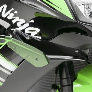 Vinge egnet for Kawasaki ZX-10R 11-24 grønn Puig Downforce Sport Spoiler 9882V