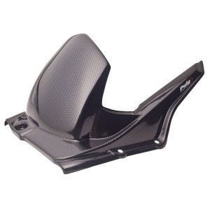 Bakhjulsdeksel egnet for Kawasaki ER-6F 12-16 Carbon-look bakskjerm Puig 6041c