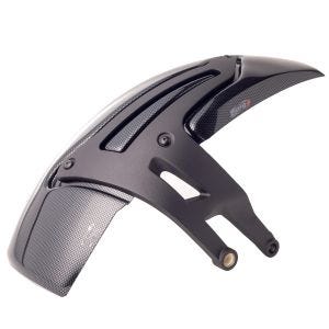 Bakhjulsdeksel egnet for BMW R 1200 GS Rallye 2017 Carbon look bakskjerm Puig 6352c