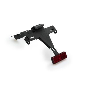 Nummerskiltholder egnet for Yamaha XSR 125 21'- Nummerskiltholder med LED Puig 20282N svart