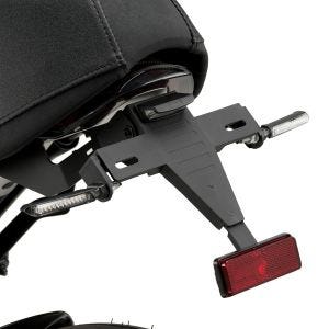 Nummerskiltholder Nummerskiltholder med LED egnet for Yamaha XSR900 16-22 svart Puig 21457N