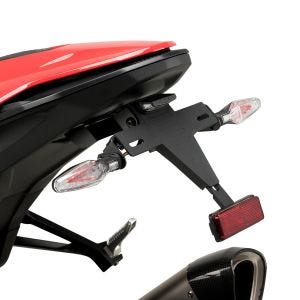 Nummerskiltholder Nummerskiltholder med LED egnet for Bmw S1000RR 09-22 svart Puig 3705N