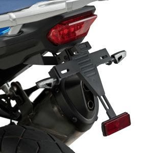 Nummerskiltholder Nummerskiltholder med LED egnet for Honda CRF1100L AFRICA TWIN svart Puig 3842N