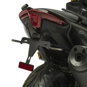 Nummerskiltholder Nummerskiltholder med LED egnet for Yamaha TMAX 560/SX/DX/MAX TECH 21-22 svart Puig 3874N