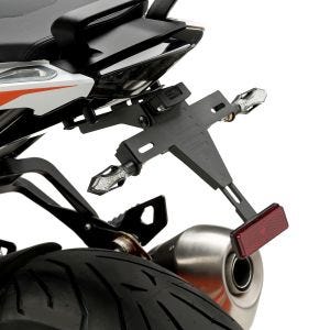 Nummerskiltholder Nummerskiltholder med LED passer til Ktm 1290 SUPERDUKE GT 16-22 svart Puig 8728N