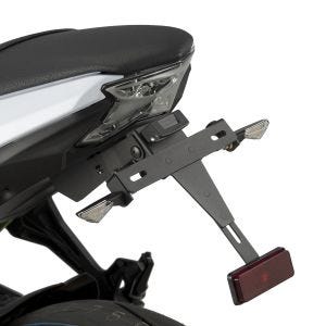 Nummerskiltholder som passer til Kawasaki Z 650 17-24 sort skiltholder Puig 9353N