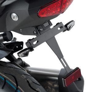 Nummerskiltholder Nummerskiltholder med LED egnet for Kawasaki VERSYS 1000 12-22 svart Puig 9450N
