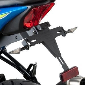 Nummerskiltholder Nummerskiltholder med LED egnet for Suzuki GSX-S125/R125 17-21 svart Puig 9958N