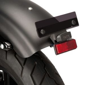 Nummerskiltholder Nummerskiltholder med LED egnet for Harley Davidson SPORTSTER svart Puig 9994N