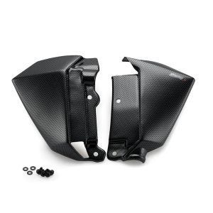 Radiatordeksler egnet for Kawasaki Z650 17-22 Carbon Look Puig 9371C