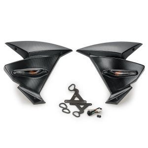 Radiatordeksler som passer til Yamaha MT-09/SP 13-22 Carbon Look Puig 9378C