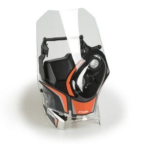 Halvkledning med frontrute og LED egnet for KTM 350 EXC-F 11-22 Semifaring Rally Puig 20507W klar