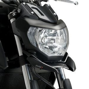 Nebbforlengelse egnet for Yamaha MT-07 13-22 svart matt Puig 3480J