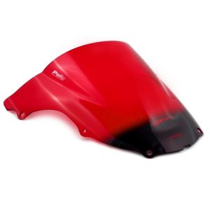 Racing skjerm egnet for Kawasaki ZX-6R 03-04 rød kåpeskjerm Puig 1335R