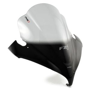 Racing skjerm egnet for Yamaha FZ6 Fazer 04-06 røykgrå kåpeskjerm Puig 1646H