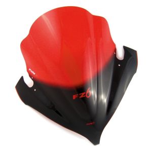 Racing skjerm egnet for Yamaha FZ6 Fazer 04-06 rød kåpeskjerm Puig 1646R