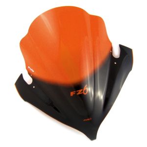 Racing skjerm egnet for Yamaha FZ6 Fazer 04-06 Oransje kåpeskjerm Puig 1646T