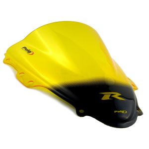 Racing skjerm egnet for Suzuki GSX-R 750 / 600 04-05 gul frontrute Puig 1655G