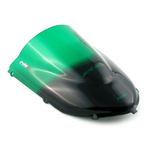 Racing skjerm egnet for Kawasaki ZX-10R 04-05 grønn kåpeskjerm Puig 1657V