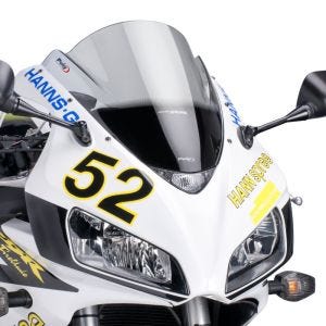 Racing skjerm Z egnet for Honda CBR 1000 RR Fireblade 04-07 røykgrå kåpeskjerm Puig 1665H