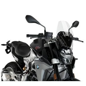 Nakensykkelskjerm egnet for BMW F 900 R 20-24 klar frontrute Puig New Generation Sport 20360W
