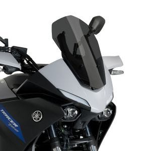 Sportsskjerm egnet for Yamaha MT-07 Tracer 20-24 Puig 20433F frontrute mørk tonet