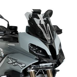 Sportsskjerm egnet for BMW S 1000 XR 20-24 Puig 20460H frontrute røykgrå