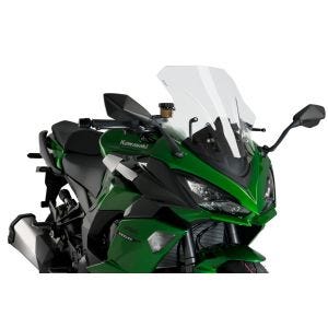 Racing skjerm egnet for Kawasaki NINJA 1000 SX 20-24 klar frontrute Puig 20471W