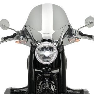 Naken sykkelskjerm egnet for BMW R18 20-24 røykgrå frontrute Puig New Generation Touring 20527H