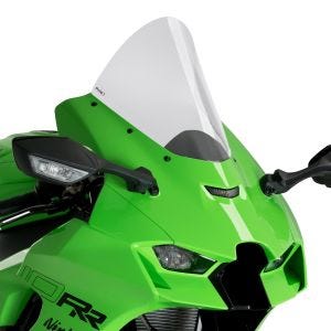 Racing skjerm R egnet for Kawasaki ZX-10R / ZX-10RR 21-24 klar kåpeskjerm Puig 20540W
