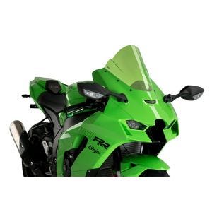 Racing skjerm Z egnet for Kawasaki ZX-10R / ZX-10RR 21-24 grønn kåpeskjerm Puig 20541V