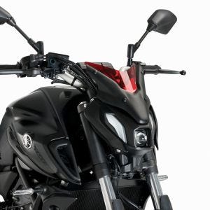 Nakedbike-skjerm Plus egnet for Yamaha MT-07 21-24 Puig 20620R New Generation Sport rød