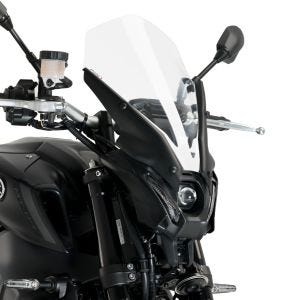 Naken sykkelskjerm egnet for Yamaha MT-09 21-24 klar frontrute Puig New Generation Touring 20645W