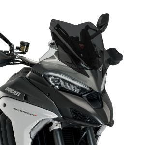 Sportsskjerm egnet for Ducati Multistrada V4/S/S Sport 21-24 20729F frontrute mørk tonet