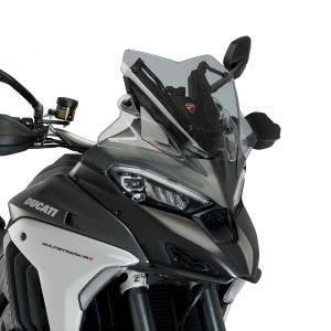 Sportsskjerm egnet for Ducati Multistrada V4/S/S Sport 21-24 20729H frontrute røykgrå